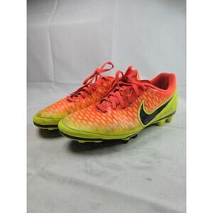 Nike Magista Green Orange Soccer Cleats Size 8 Mens Soccer 651343-807